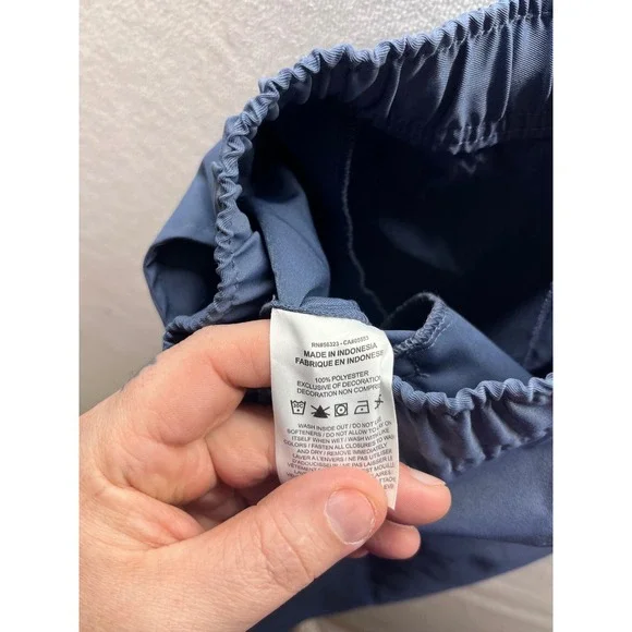 Nike Club Woven Tapered Mens M Blue Comfy Cool Drawstring 3163 - Picture 3 of 8